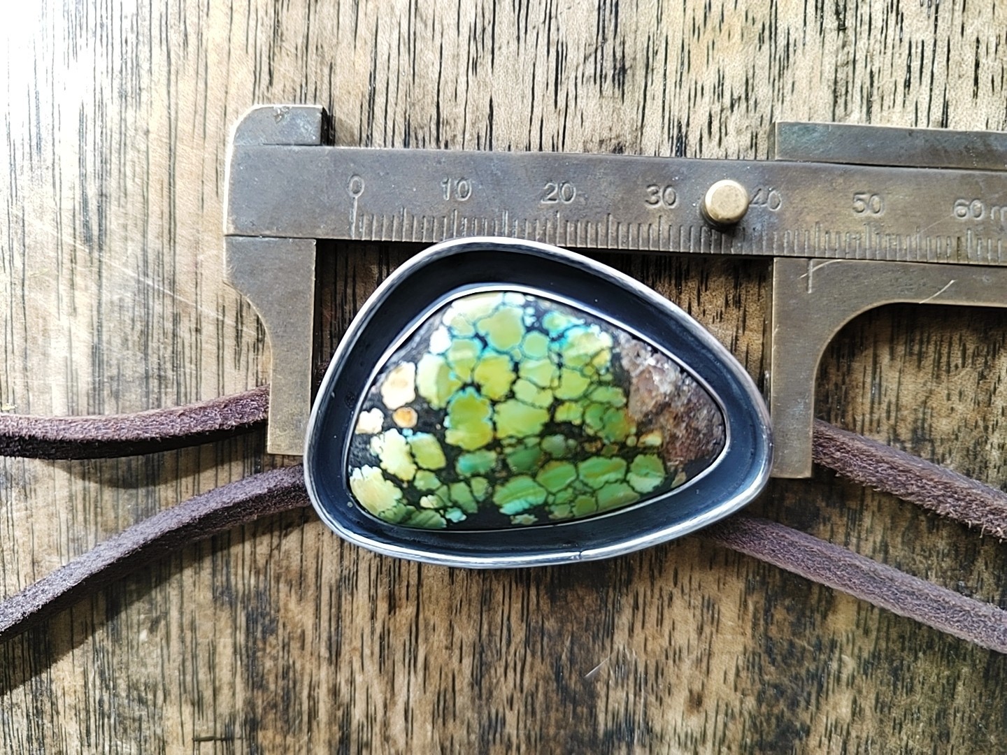 sterling silver turquoise bolo tie blue moon western cowboy necktie gift