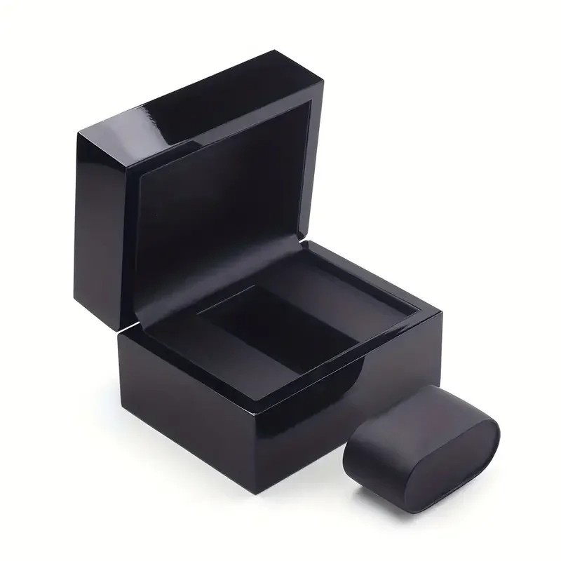 Solid Wood Lacquer Watch Box Storage Case High-End Display Gift Packaging