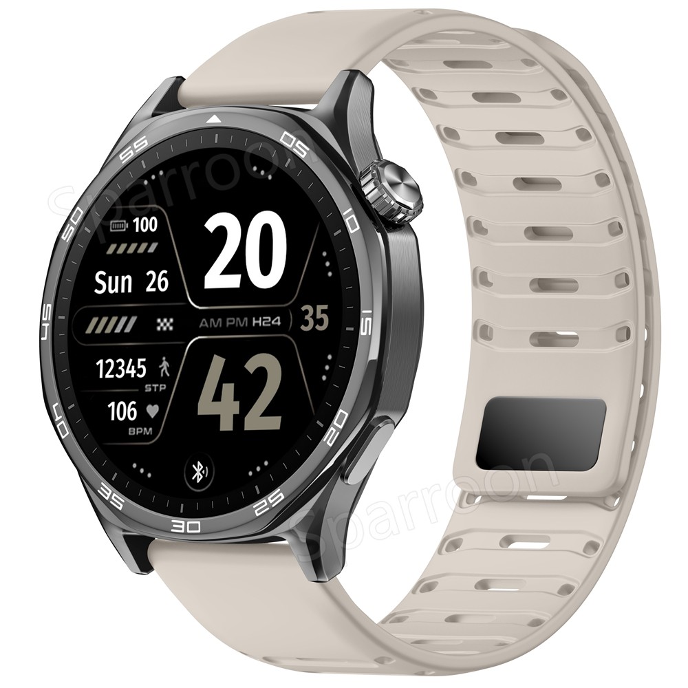 For Fossil Men’s Gen 6 5 5E 4 Watch Band 22mm Silicone Magnetic Strap Wristband
