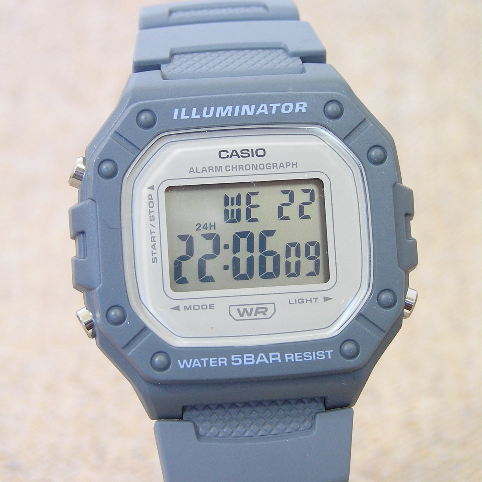 UK STOCK CASIO W-218HC-2AJF Japan Exclusive Digital Watch Classic Imported Model