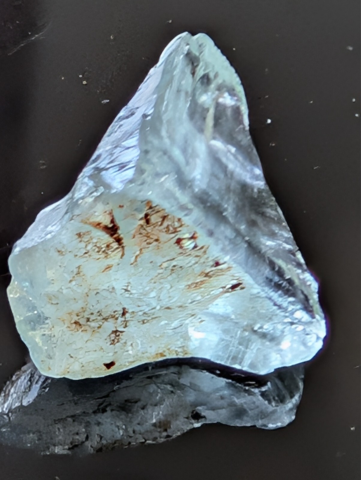 USA seller 11.10 ct IF flawless aquamarine clean facet rough gemstone