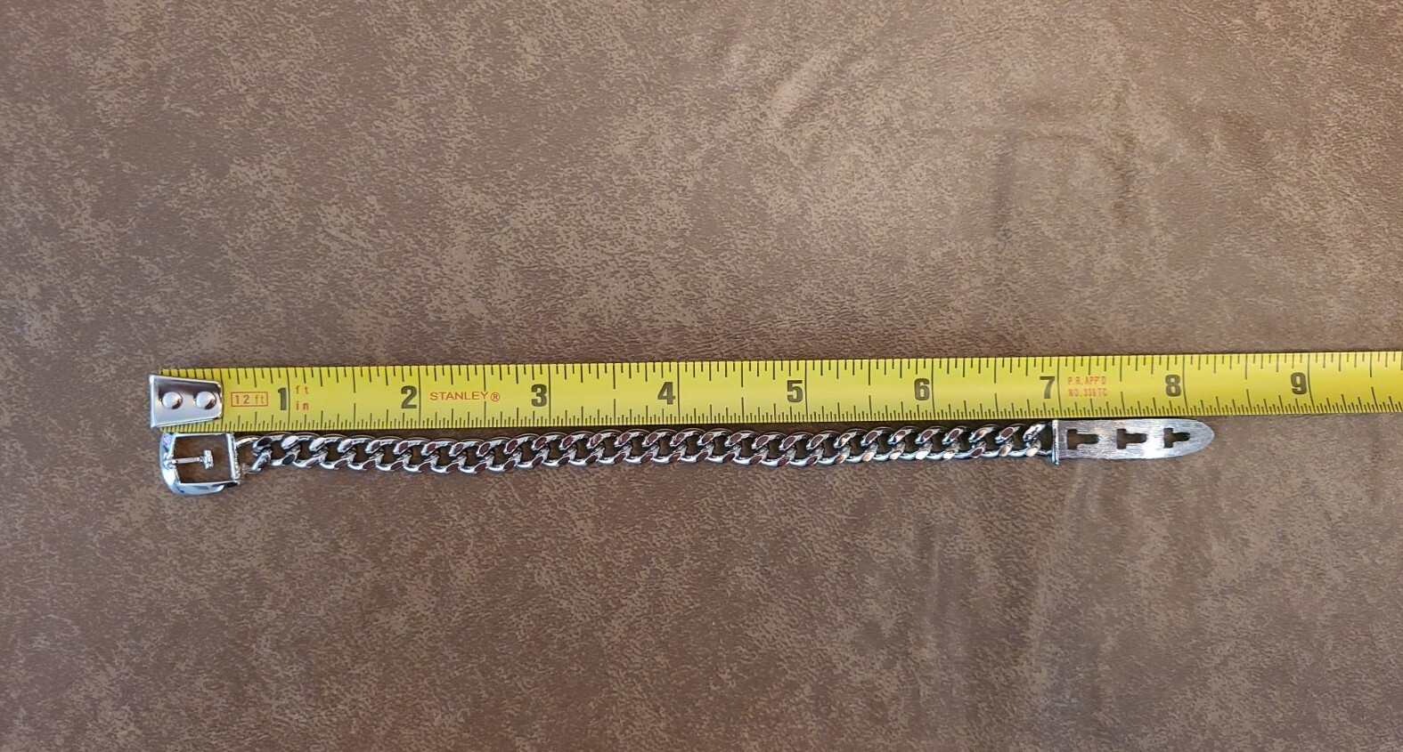 Vintage Signed AVON Silvertone Adjustable Buckle Bracelet – New Without Tags