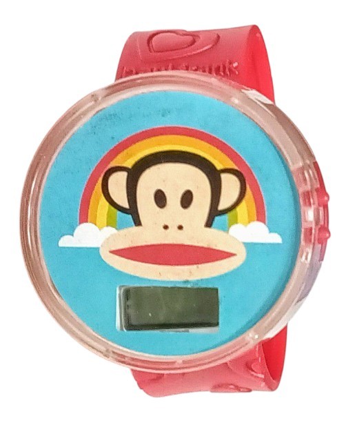 McDonald’s Paul Frank Digital Watch Happy Meal Toy Red Band w/Hearts 2012 *READ*