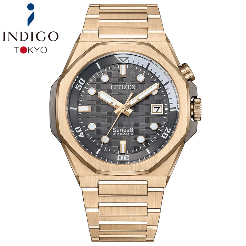 CITIZEN Series 8 NB6069-53H 890 Mechanical Automatic Watch Gray Dial
