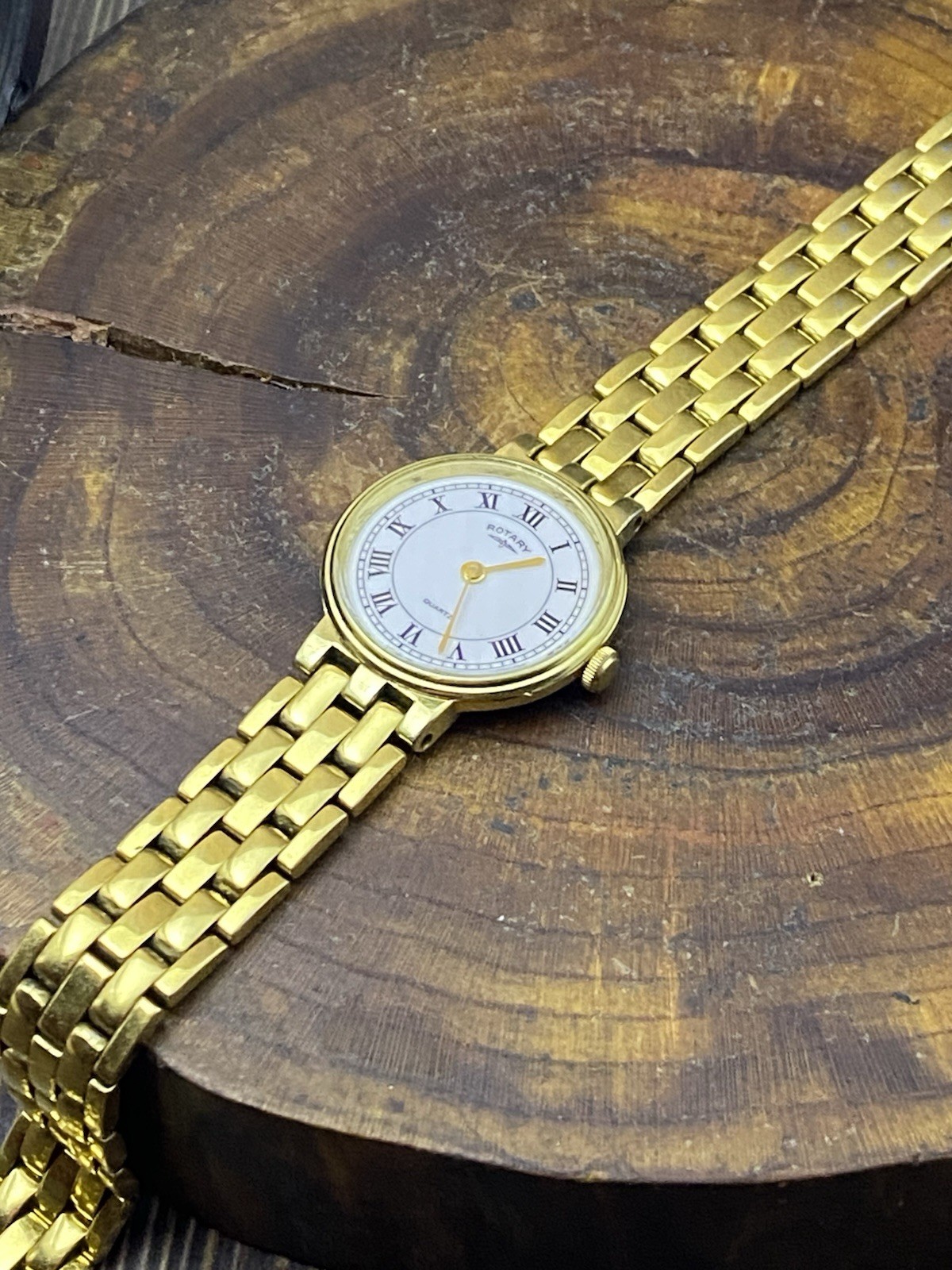 RARE UNIQUE Women’s SWISS Vintage 90’s Quartz Watch ROTARY #8956