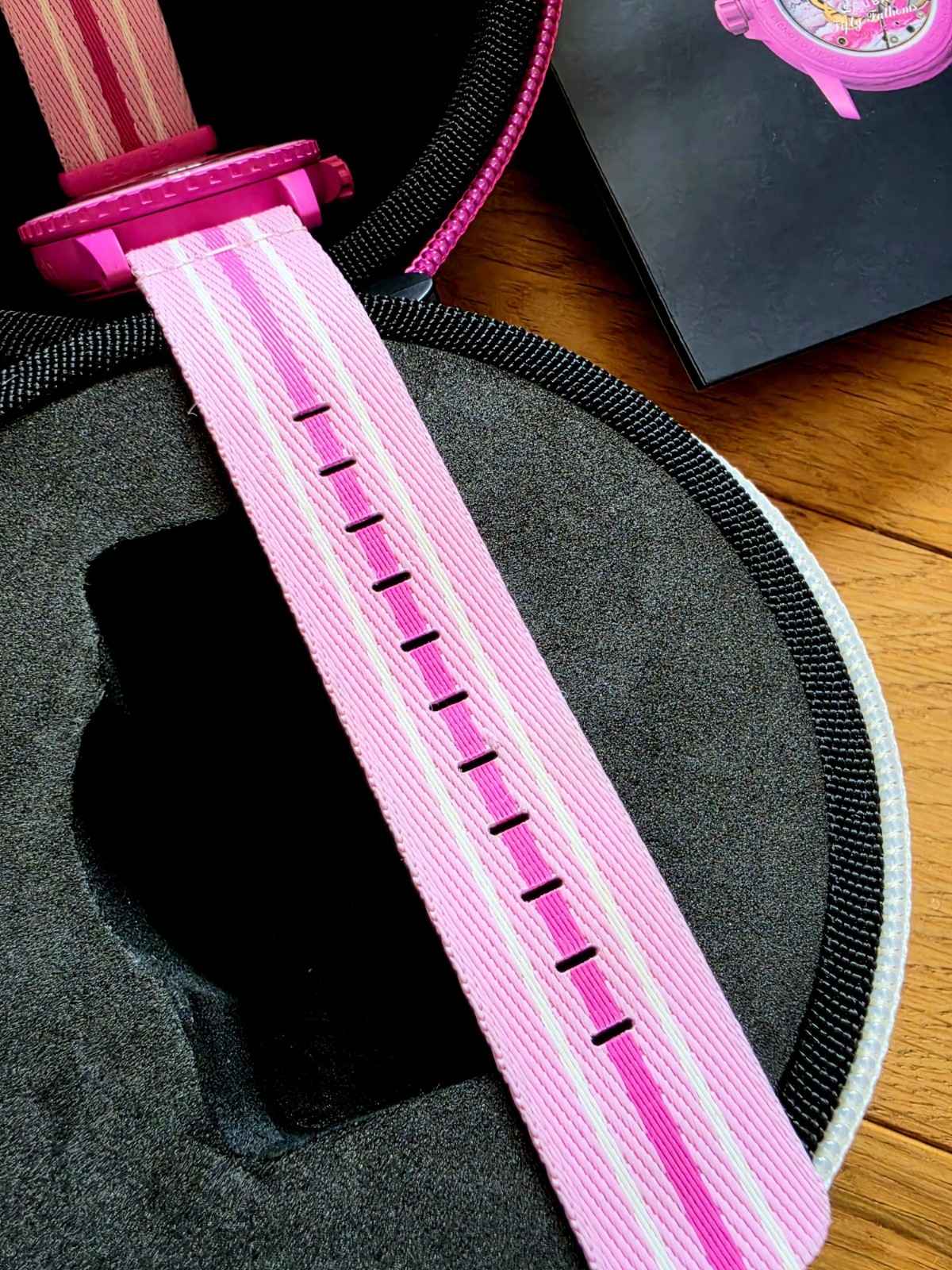Swatch x Blancpain Bioceramic Scuba Fifty Fathoms Pink Ocean Watch BRAND NEW