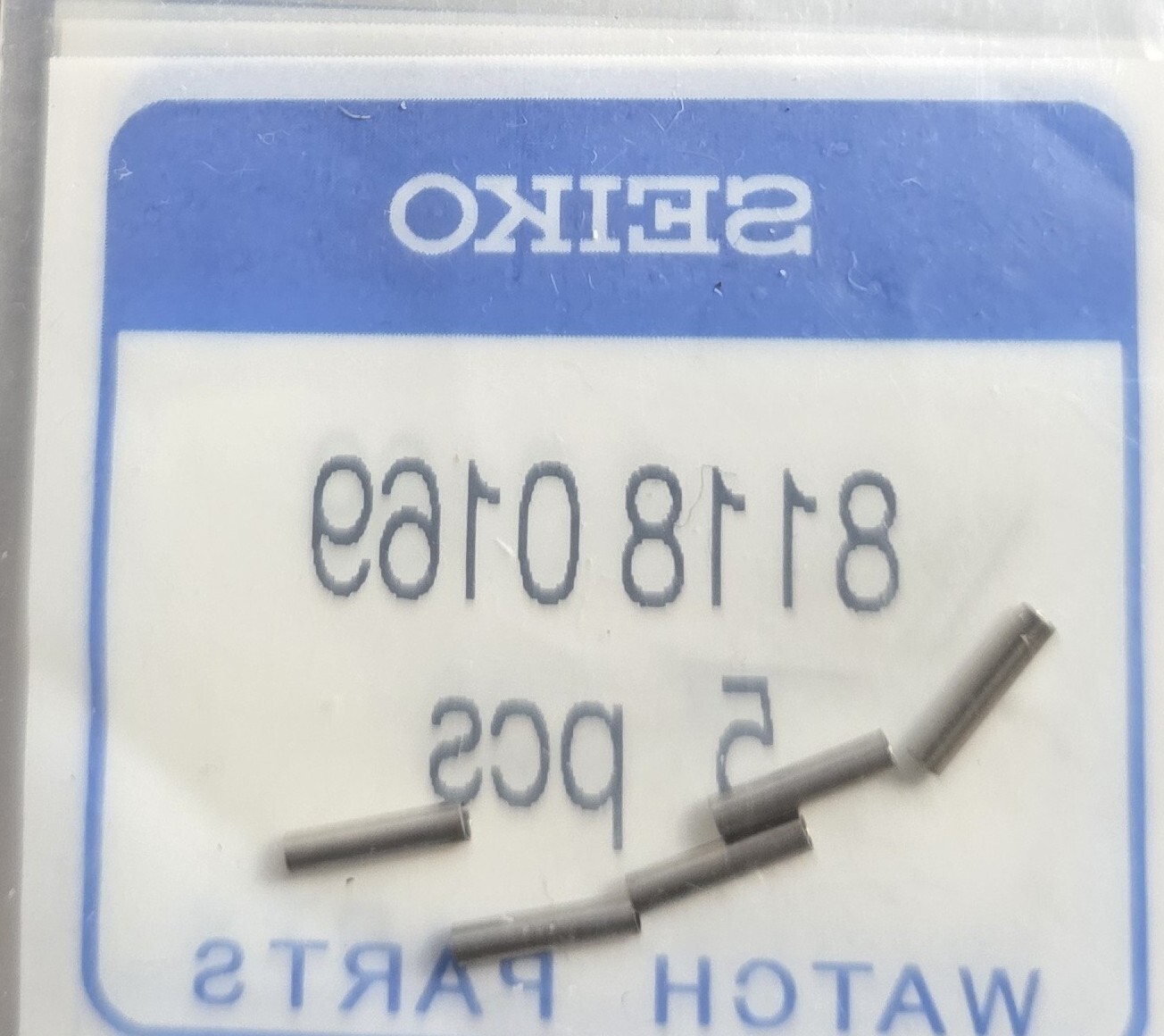Seiko 81180169 Band Tube Watch 5 Pieces New Old Stock Watchmakers