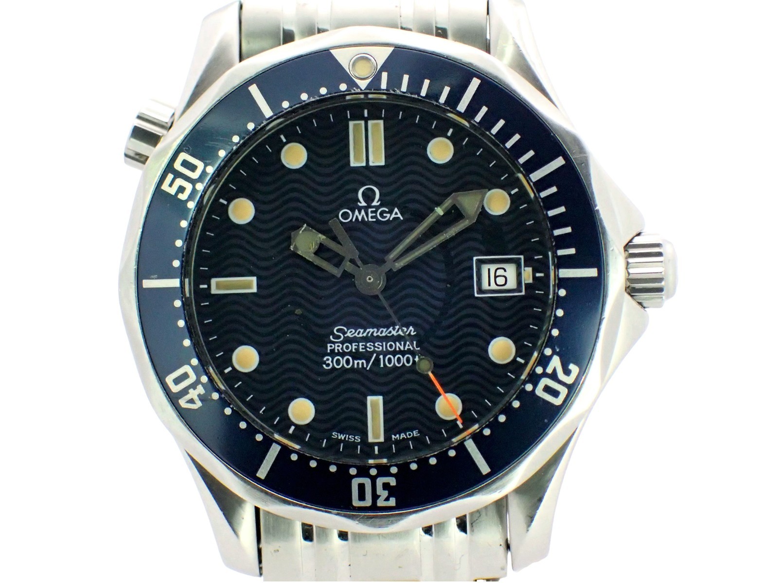 OMEGA Seamaster Professional 300m Mid Size 36mm Quartz Date Watch 2561.80 w/Box