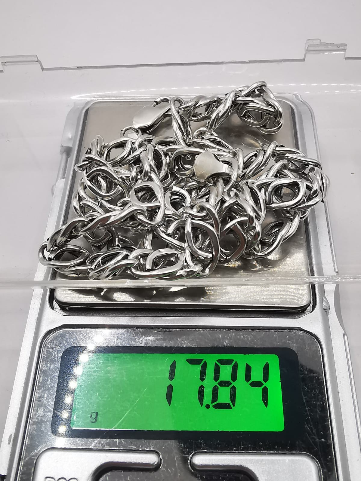 Vintage Sterling Silver Chain 925 Sterling Silver Signed  17.84g