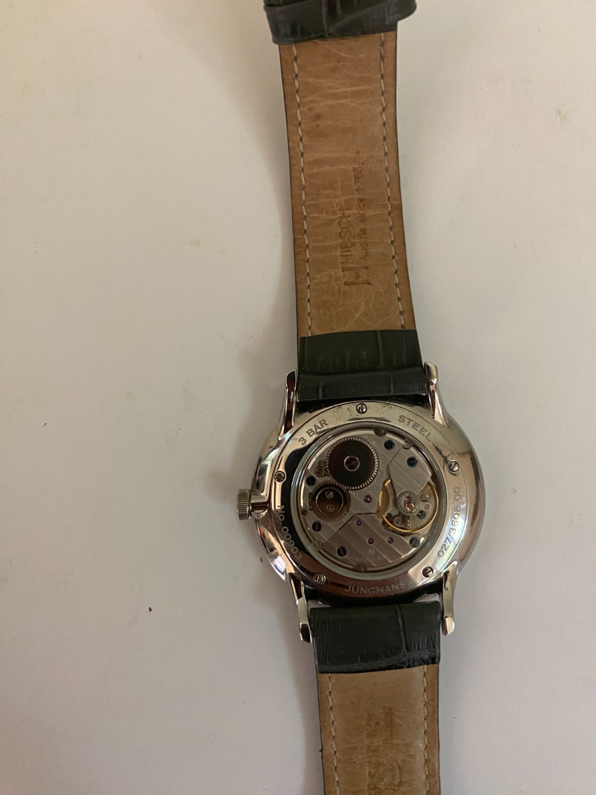 Junghans Meister Driver Handaufzug 027/3608.00 Hand-Wind Steel 37.7mm Germany