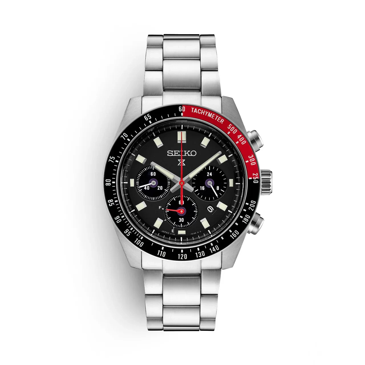 Seiko Prospex Speedtimer Solar Chronograph Black Men’s Watch – SSC915