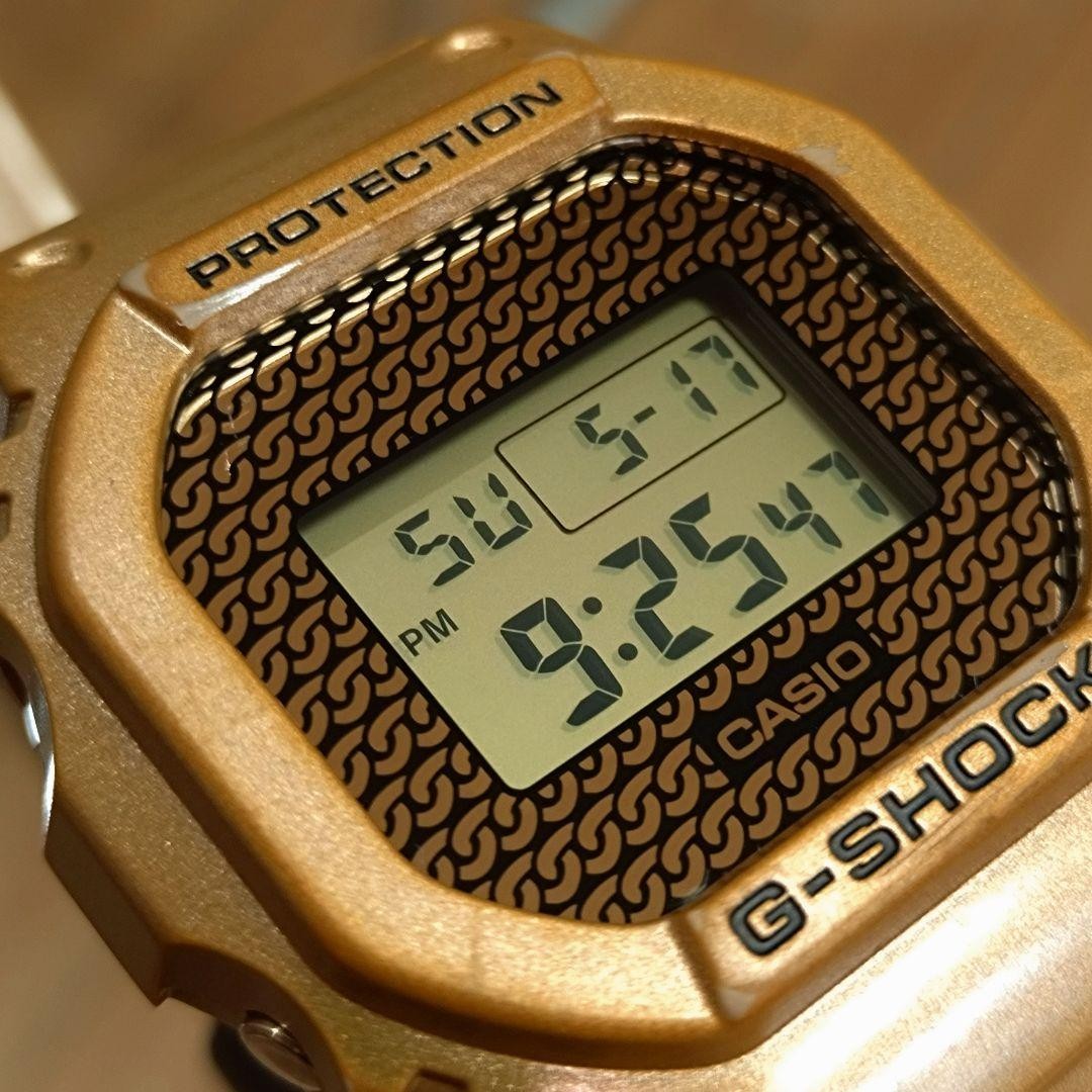 CASIO G-SHOCK DWE-5600HG Hip Hop Gold Watch