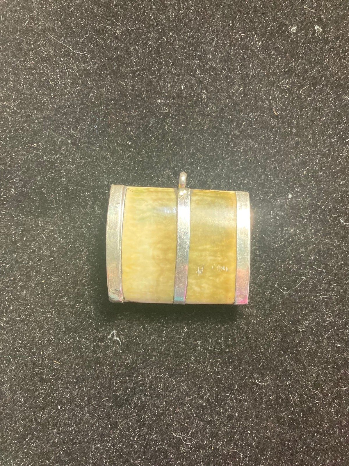 ANTIQUE NEPALESE CAMEL BONE PILL BOX