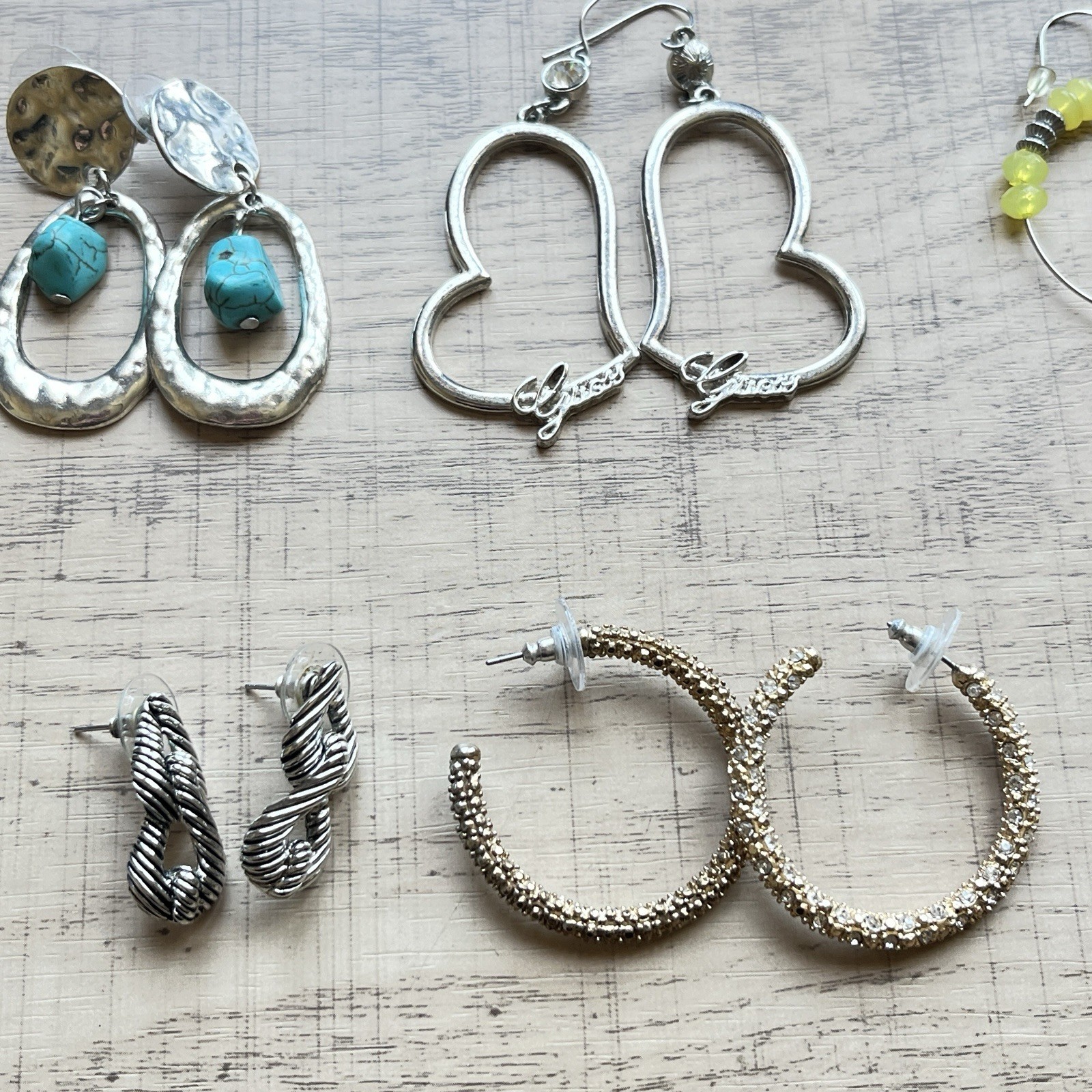 31 Pairs 1/2 LB Earrings Craft AS IS Lot Wearable READ
