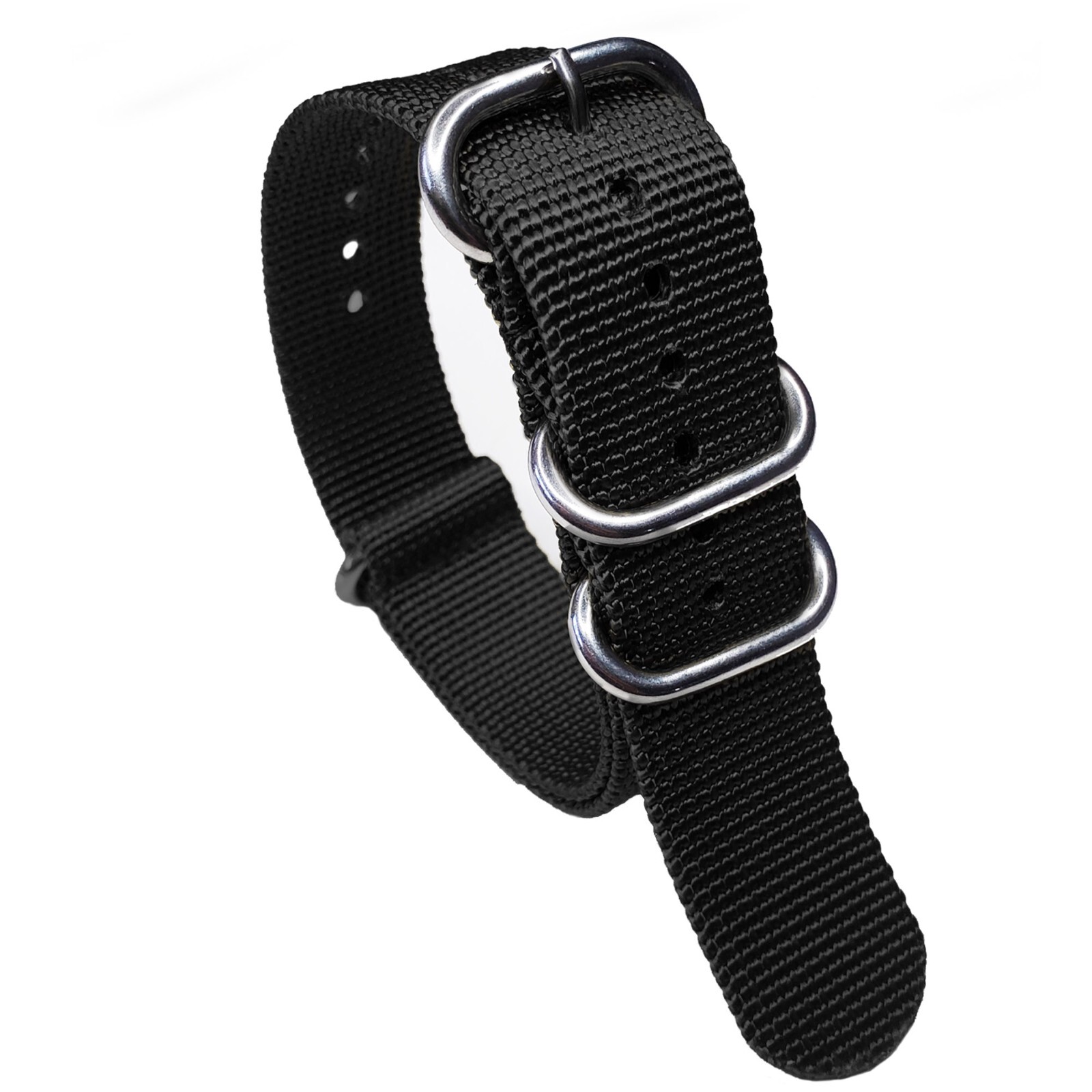 NATO G10 D-Ring Heavy Ballistic Nylon strap UTC Dive watch band Satin Finish USA