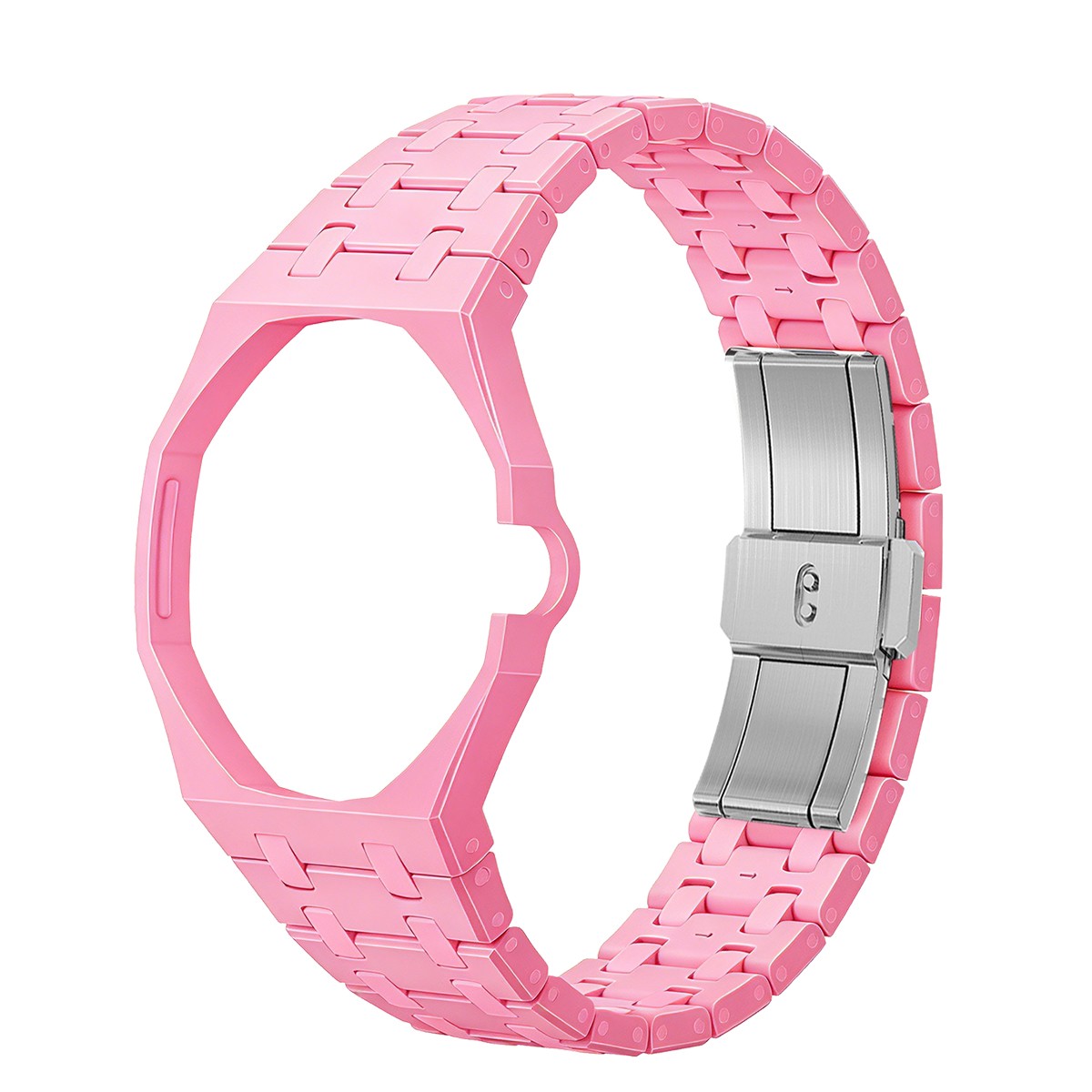 Full Ceramic Band Case Mod Kit fits Swatch Royal Pop Solid Link Bracelet Strap
