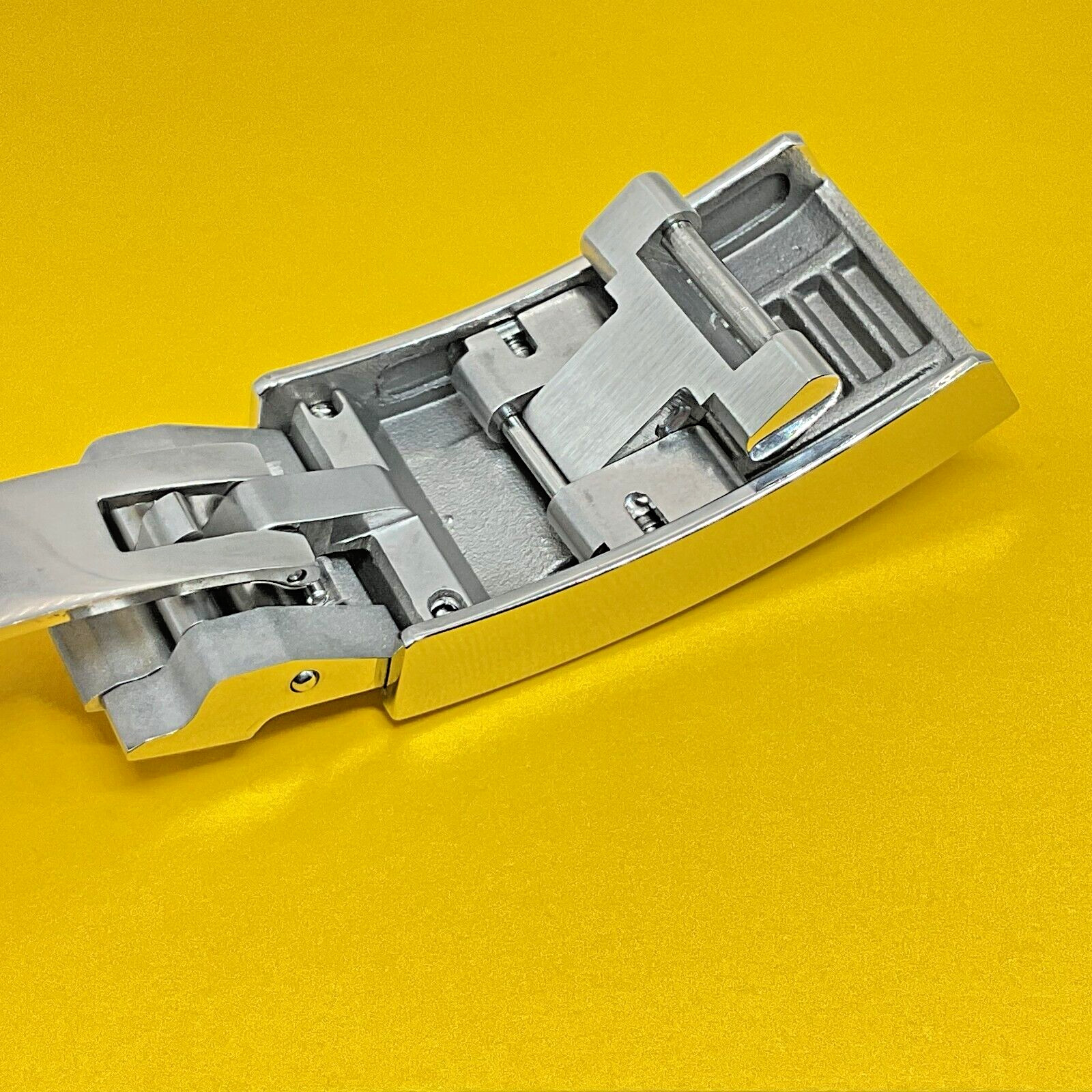 17MM PREMIUM SAFETY RAIL GLIDE-LOCK BUCKLE CLASP FOR ROLEX EXPLORER II 216570