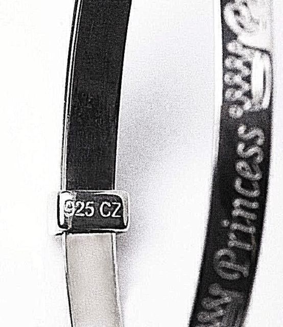 Sterling Silver Baby Girl Bracelet Bangle Baptism Newborn shower Birthday Gift