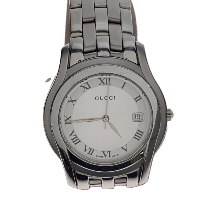 GUCCI 5500M Case Size 4.3 ×3.6cm Wrist Size 16cm Used Watch #919616