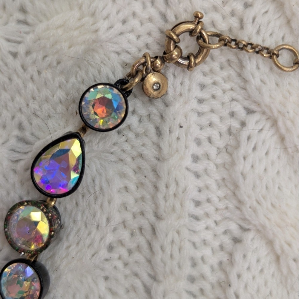 J.Crew Brulee Iridescent Sea Glass Necklace