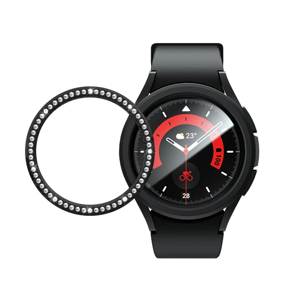 Diamond Bezel For Samsung Watch 6 Classic 43/47mm Styling Frame Ring Case Cover