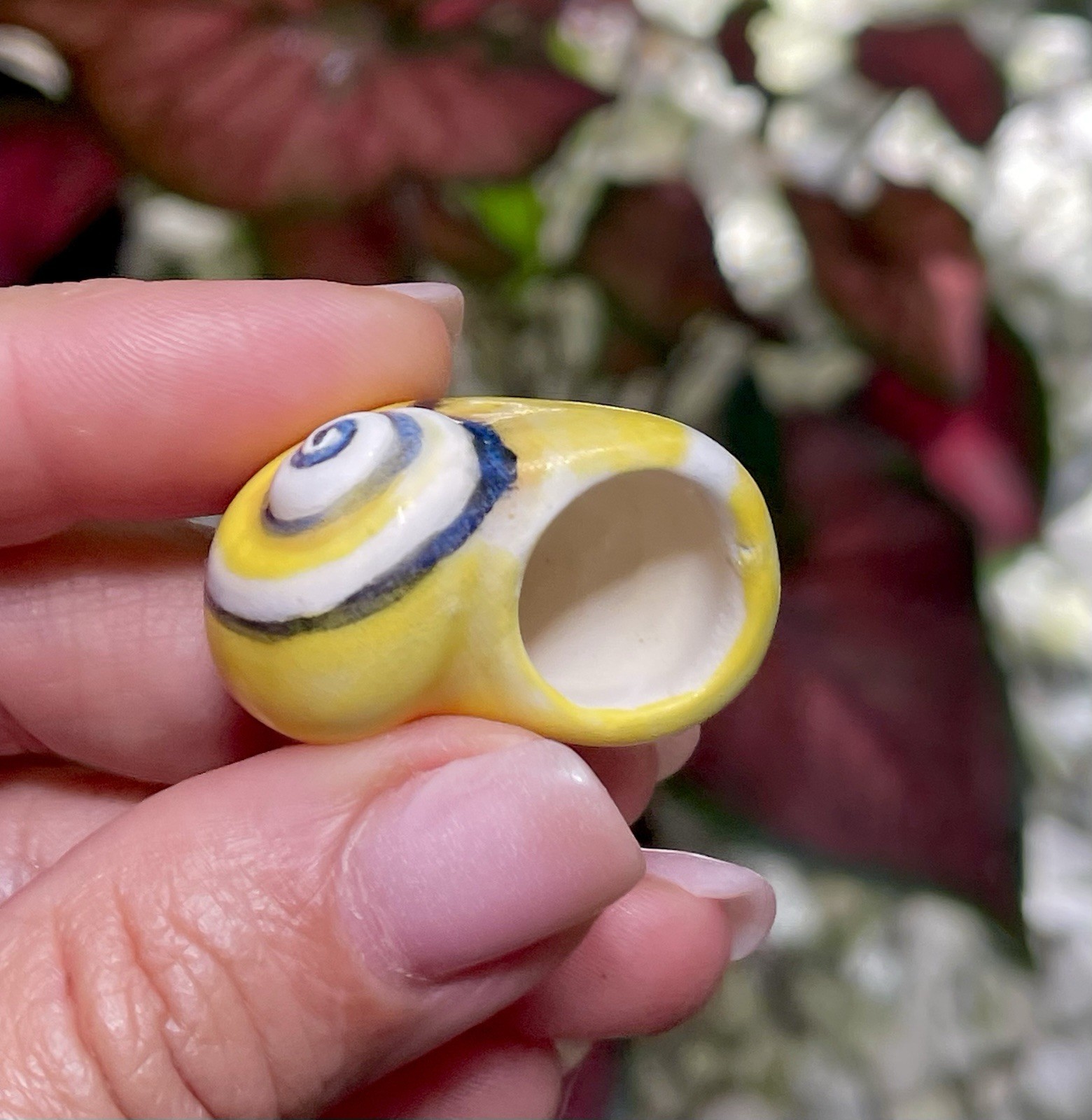 Handmade Ceramic Pendant Jewelry. Unique piece. White heart