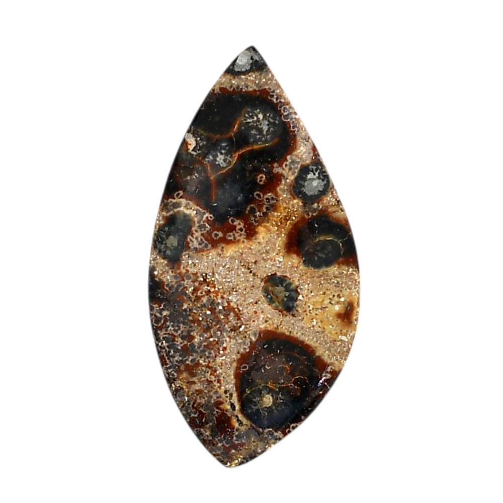 Viper Skin Jasper 20.1×40.5×5 mm Fancy Shape Polished Gemstone LS101-06021