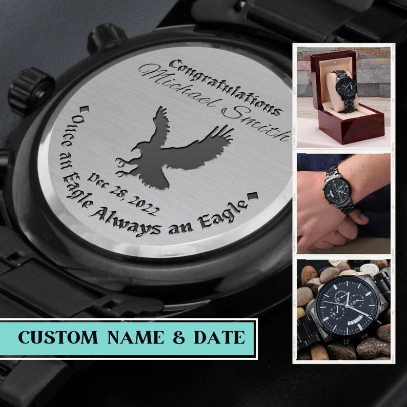 Eagle Scout Personalized Engraved Watch. Eagle Scout Court of Honor gift