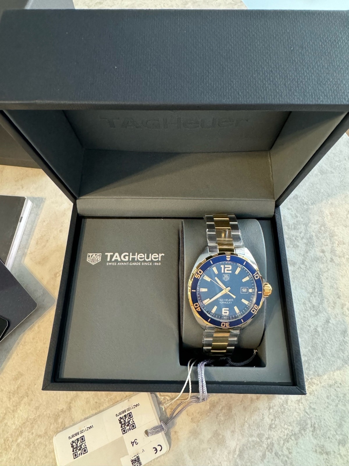 TAG Heuer Formula 1 Quartz Steel Blue Gold Men’s Watch WAZ1120.BB0879
