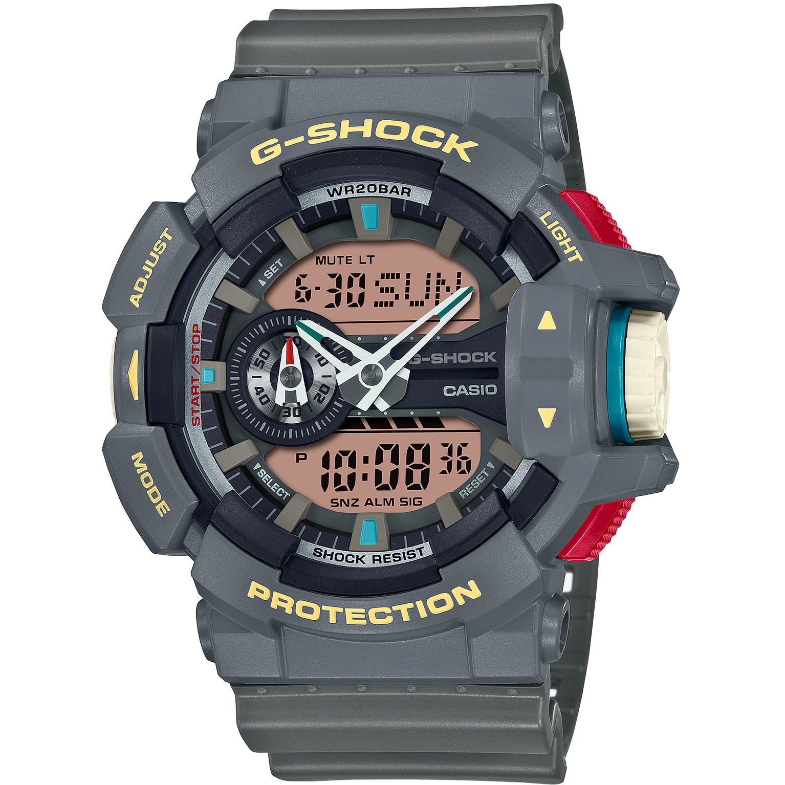Casio G-Shock GA-400PC-8AJF Quartz Gray Dial 51.9mm Watch