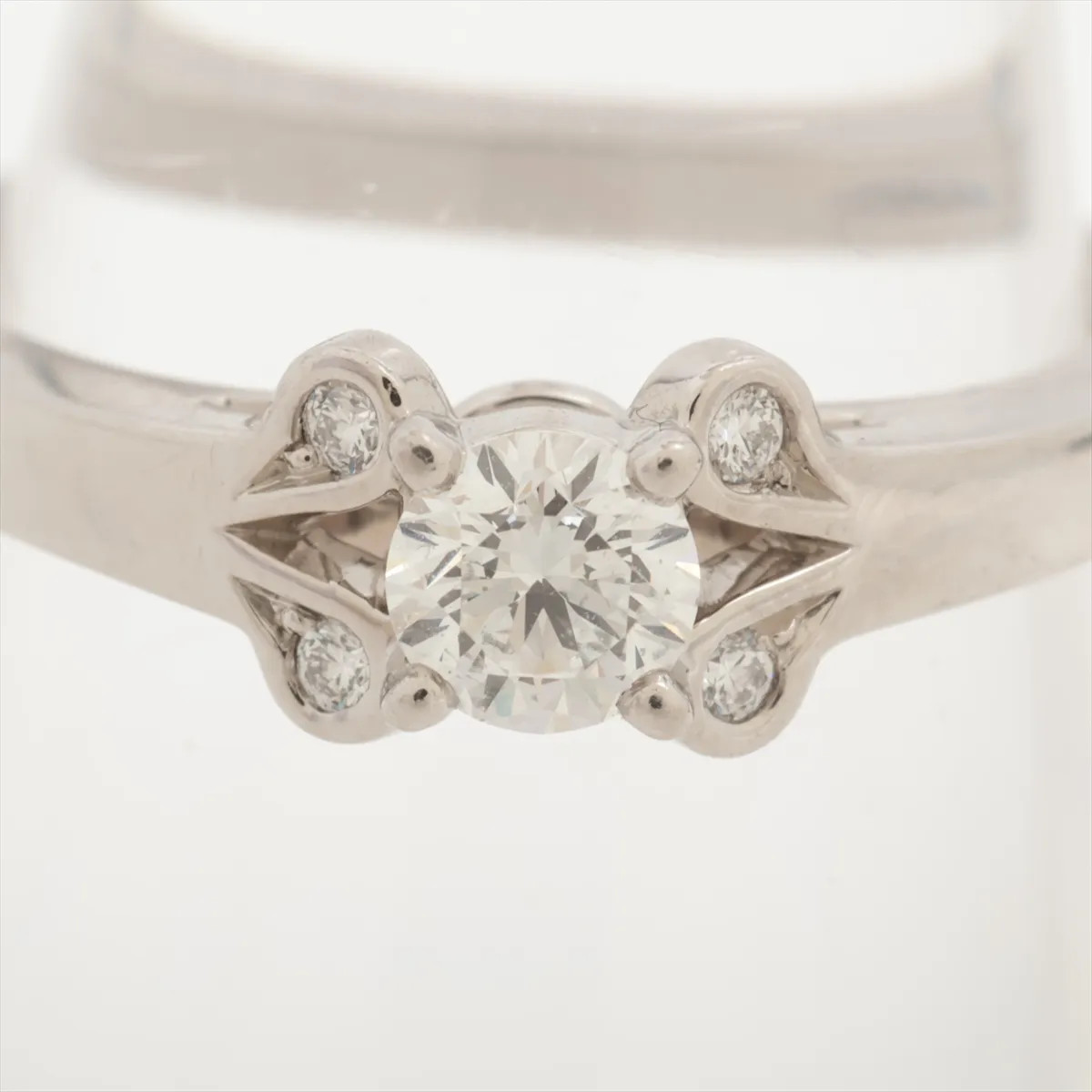 Cartier Ballerina diamond Ring Pt950 4.6g 0.25D D VS1 3EX NONE 49