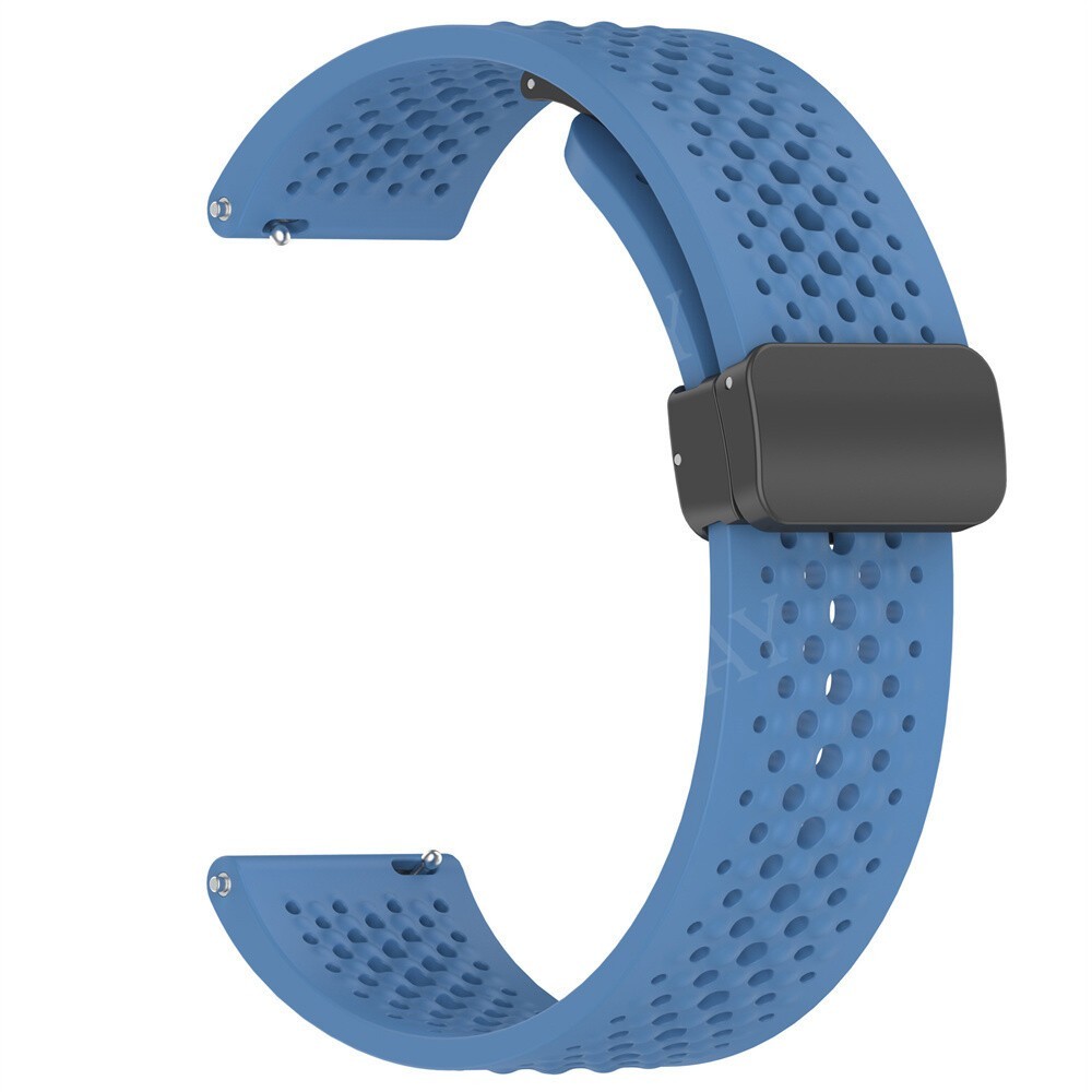 22mm Magnetic Silicone Strap Watch Band For Amazfit Bip 6/5 GTR 4/3/2/GTR 47mm