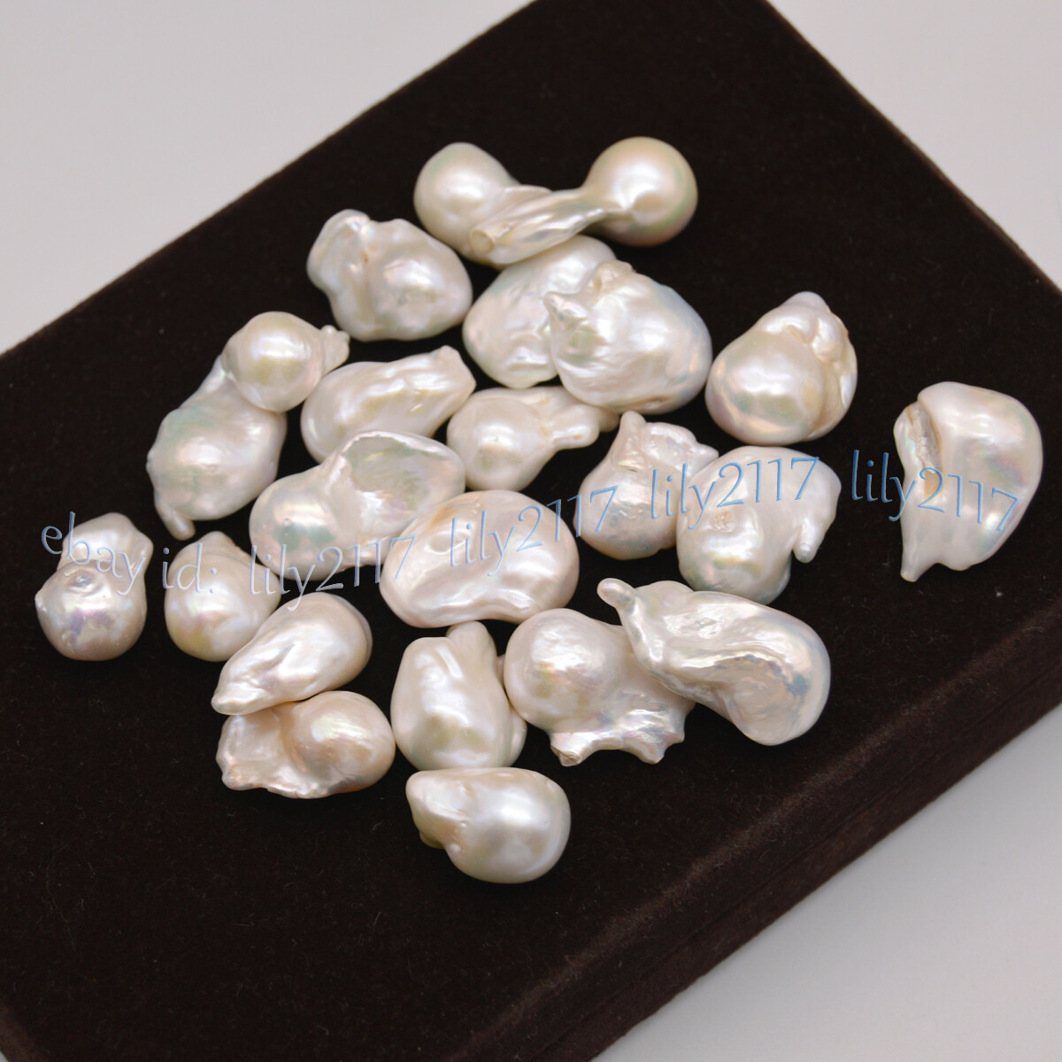 Big 15-30mm Natural Freshwater Baroque Keshi Pearl Loose Beads No Hole 1 pcs