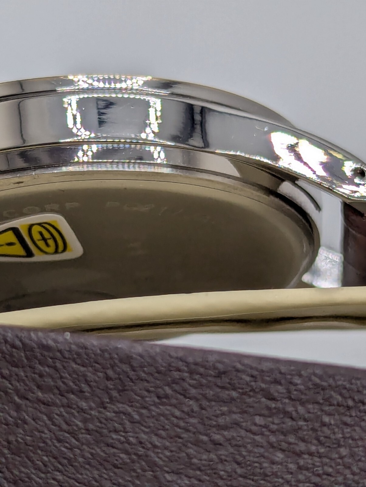 U.S. Polo Assn Mens Brown Band Silver Case 12-Hour Dial Casual Wristwatch