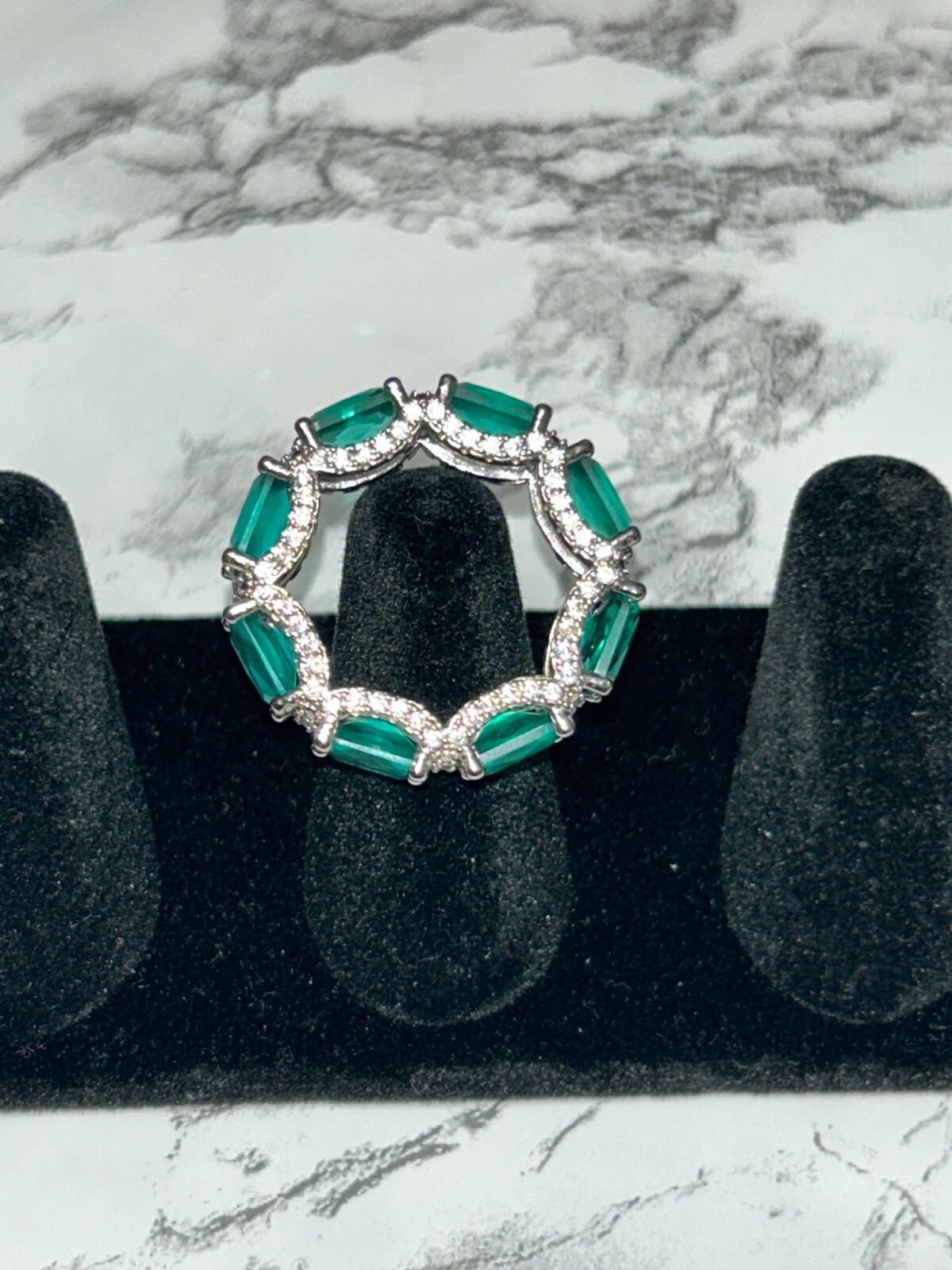 AQUA Color Stone Luxury Ring SIZE 8