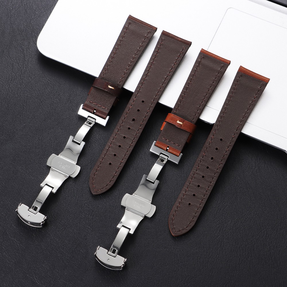 Replacement Leather Watch Band Genuine Watch Straps for Men Women Christmas Gift