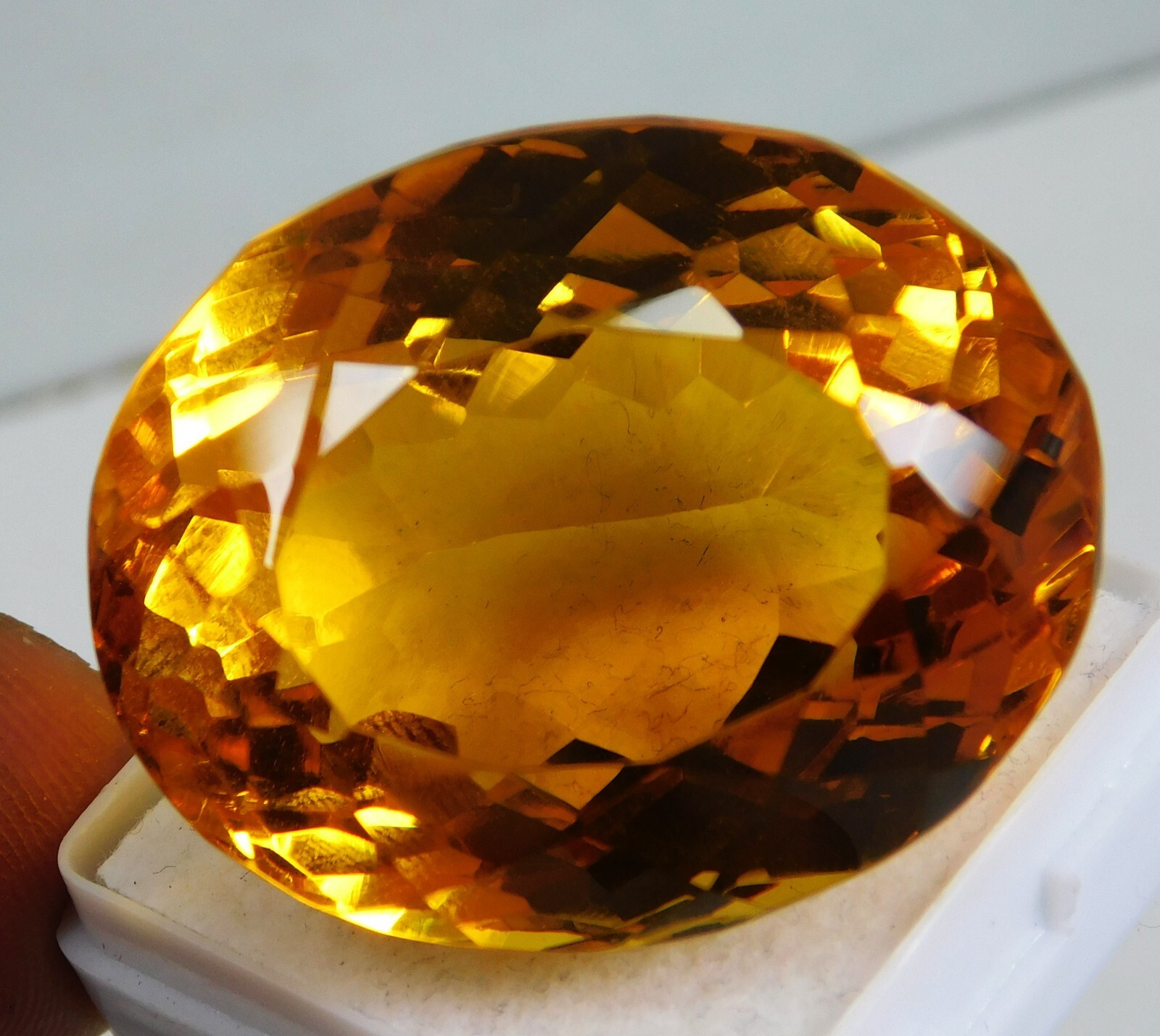 Natural 118.50 Ct Mogok Orange-Yellow Painite Oval Cut Certified Loose Gemstone