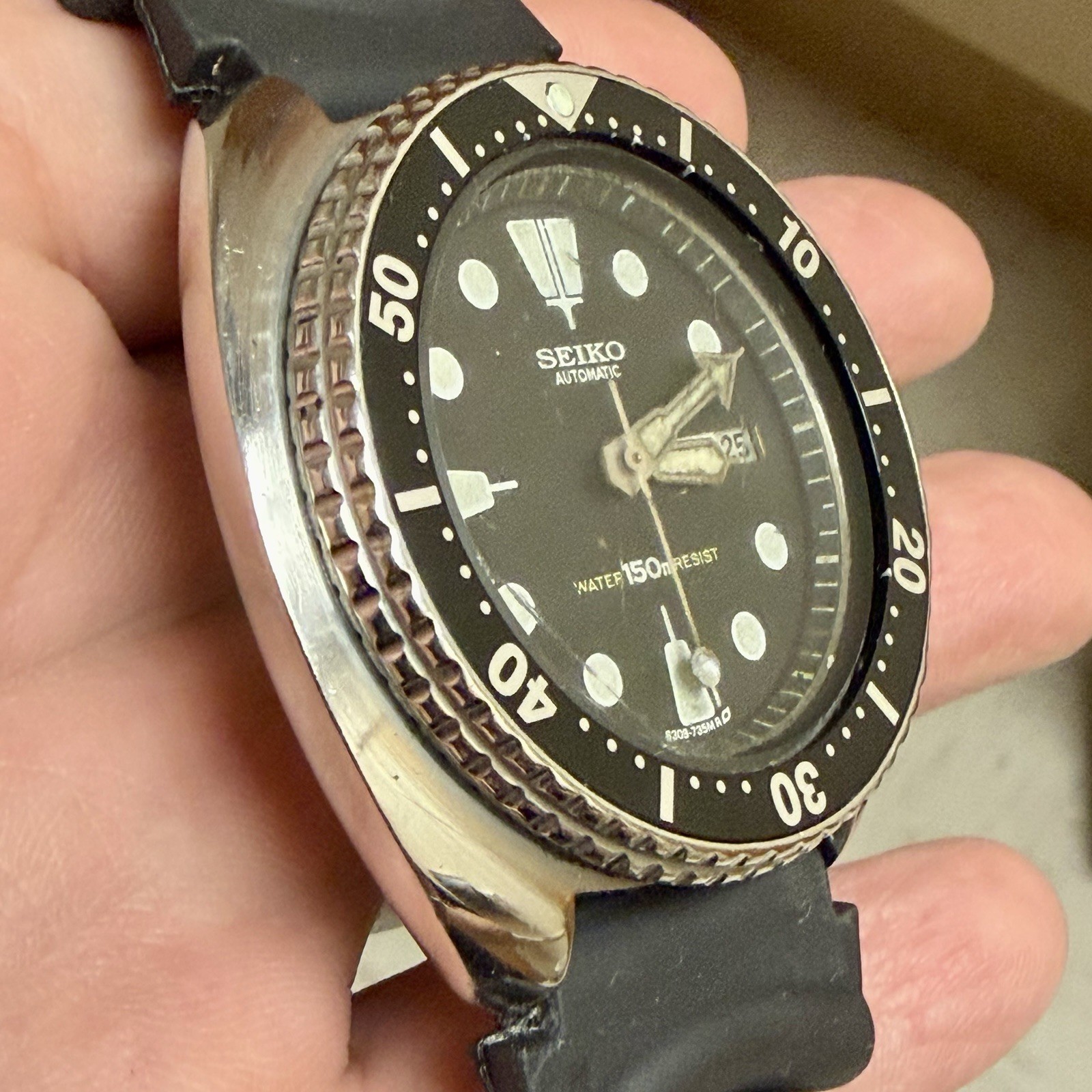 Vintage Seiko Turtle 6309-7040 Automatic Diver Watch. Clean Movement!