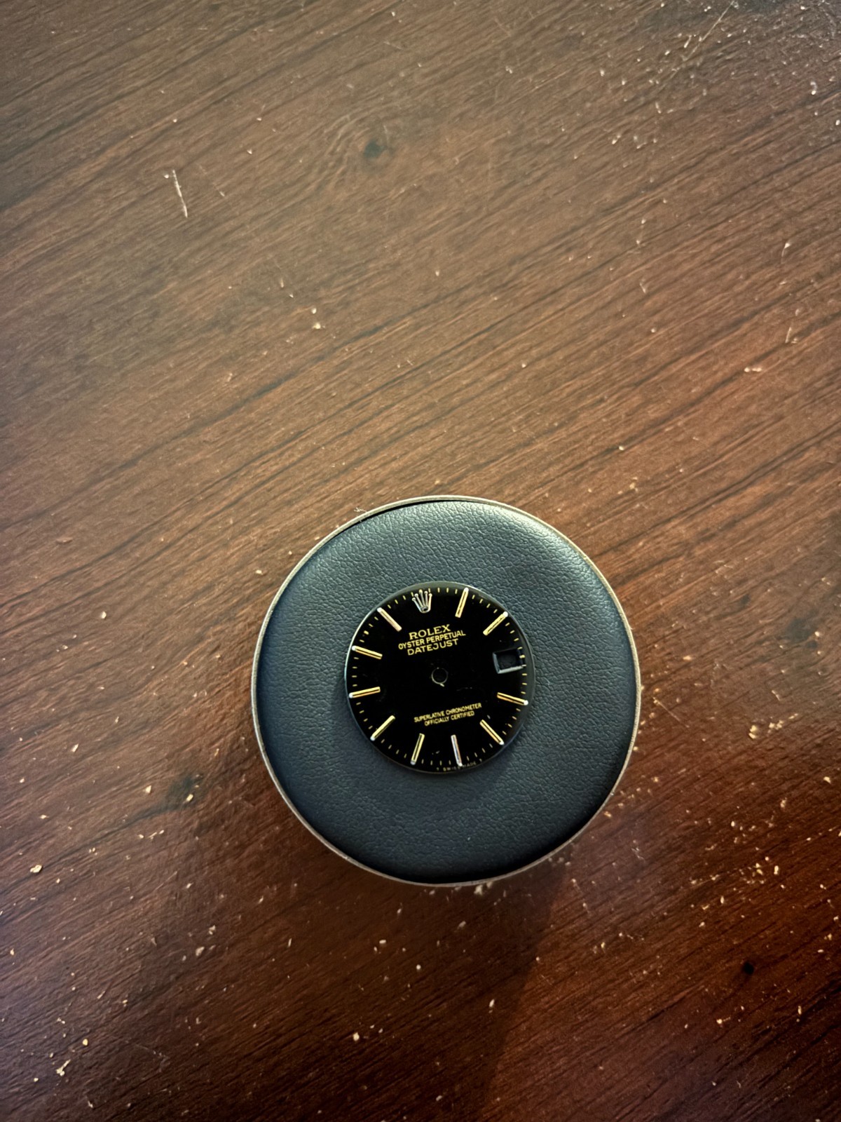 Rolex 6466 oysterdate parts, Citizen movement modification. Refinished Dial.