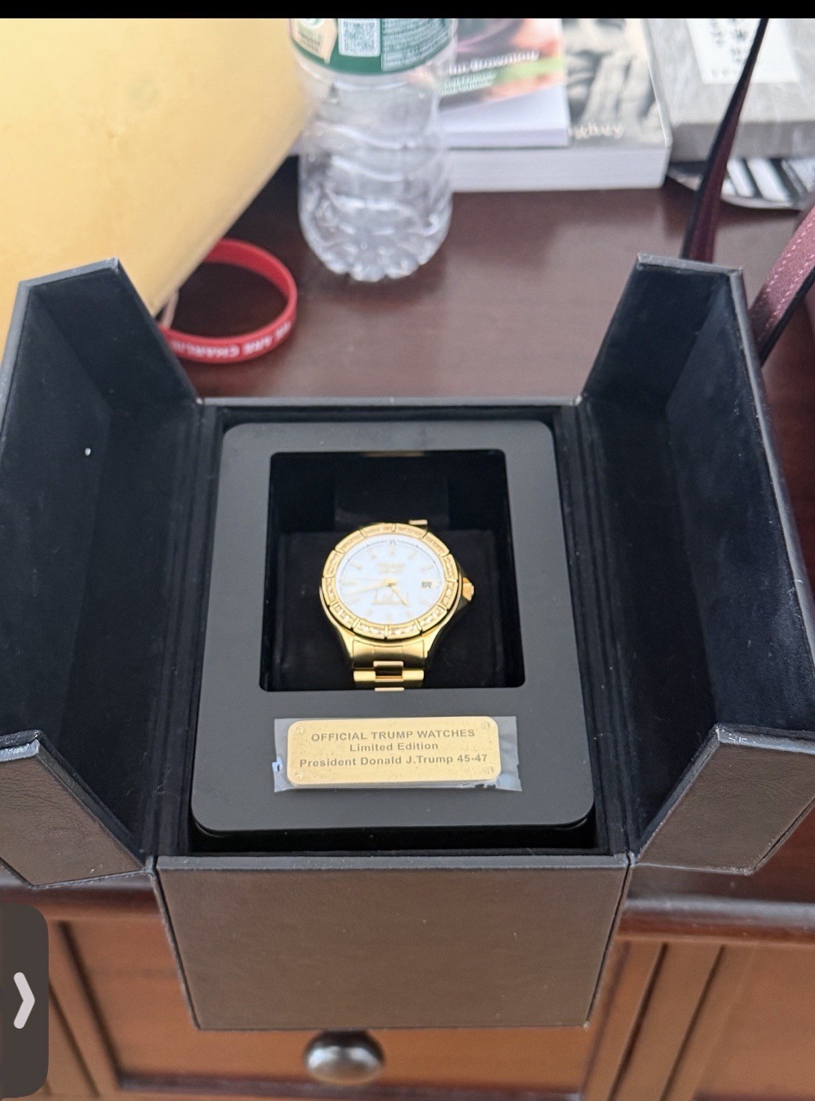 [BRAND NEW] TRUMP 18K GOLD VICTORY JEWEL WATCH WHITE 500 MADE NUMBERED LIMITED
