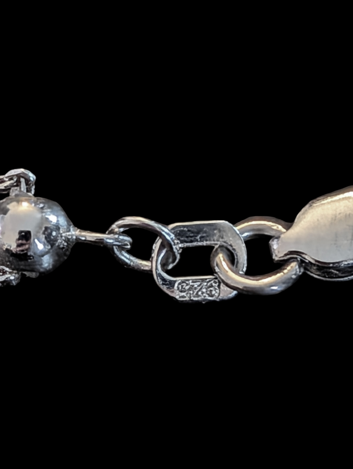 925 Sterling Rhodium Plated Adjustable Slider Celestial Star 15.5″ Choker