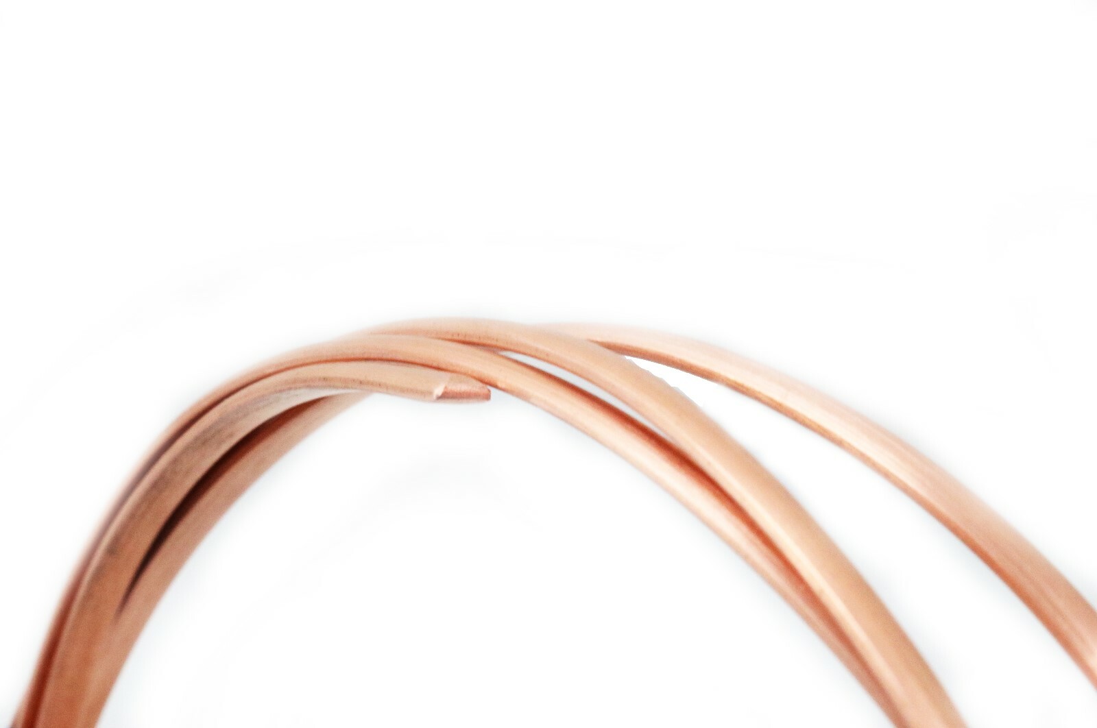 99.9% Pure Copper wire Half Hard Half Round 20 21 22 24 Gauge Made in USA