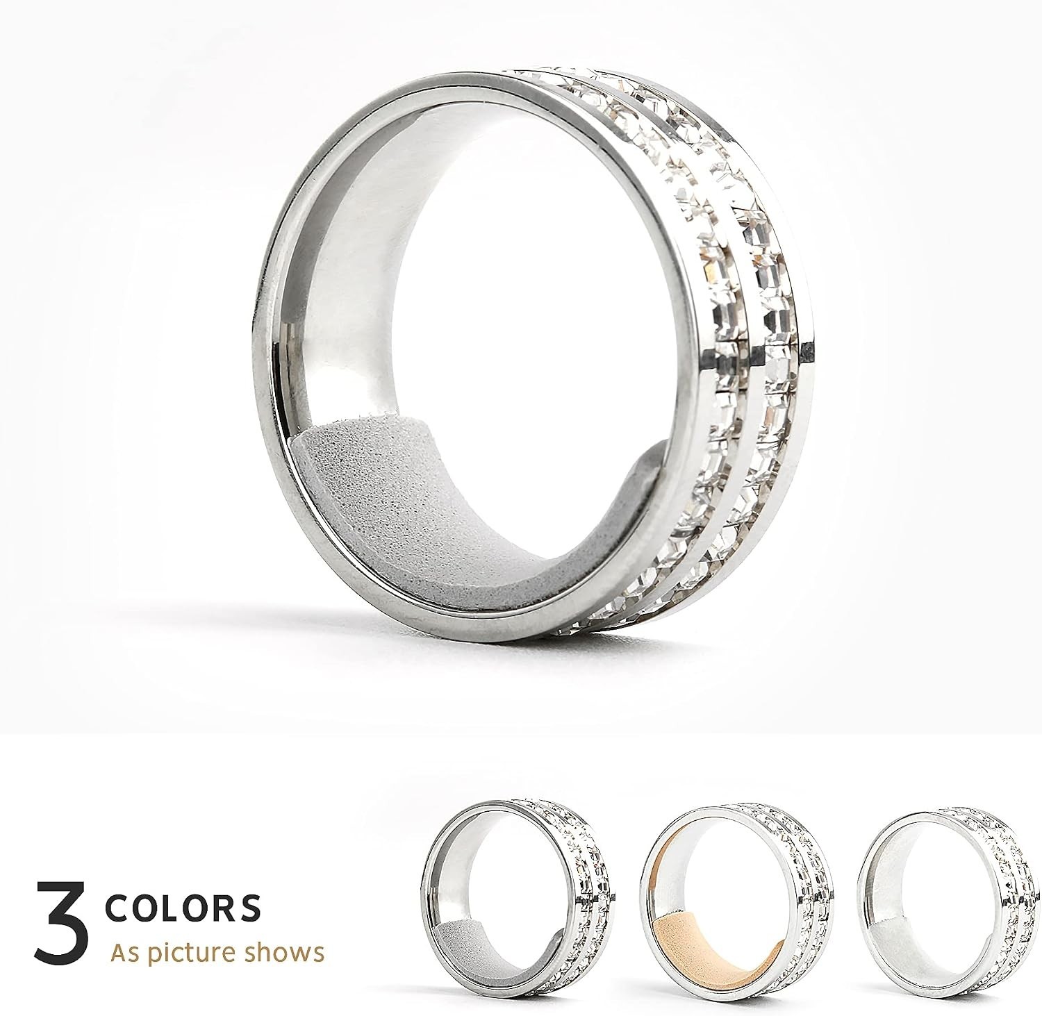 Ring Size Adjuster Loose Rings Invisible Reducer Jewelry Guard Sizer Tightener