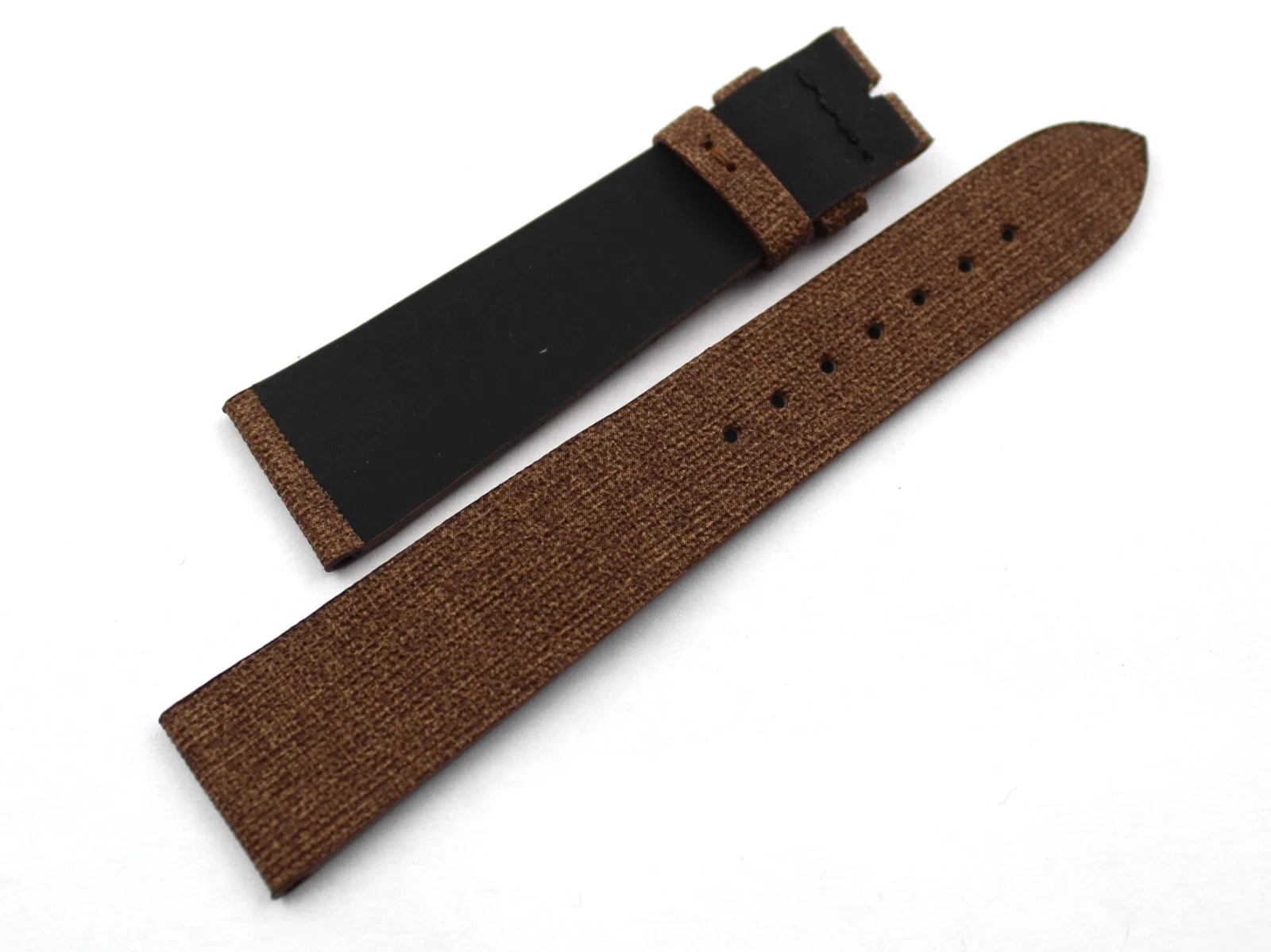 Vegan Straps 100% Brown Various Sizes Made Italy Sports Watch Accessories