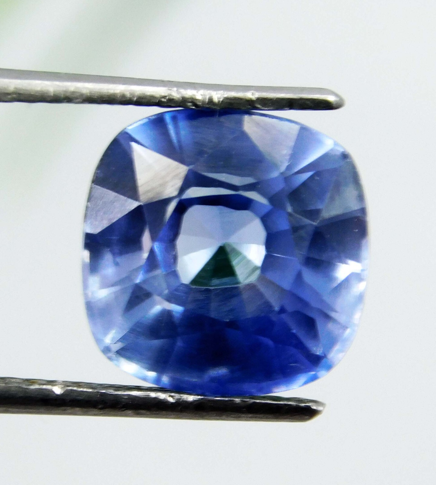 CERTIFIED 7.30 Ct Natural California Rare Blue Benitoite Cushion Cut Gemstone