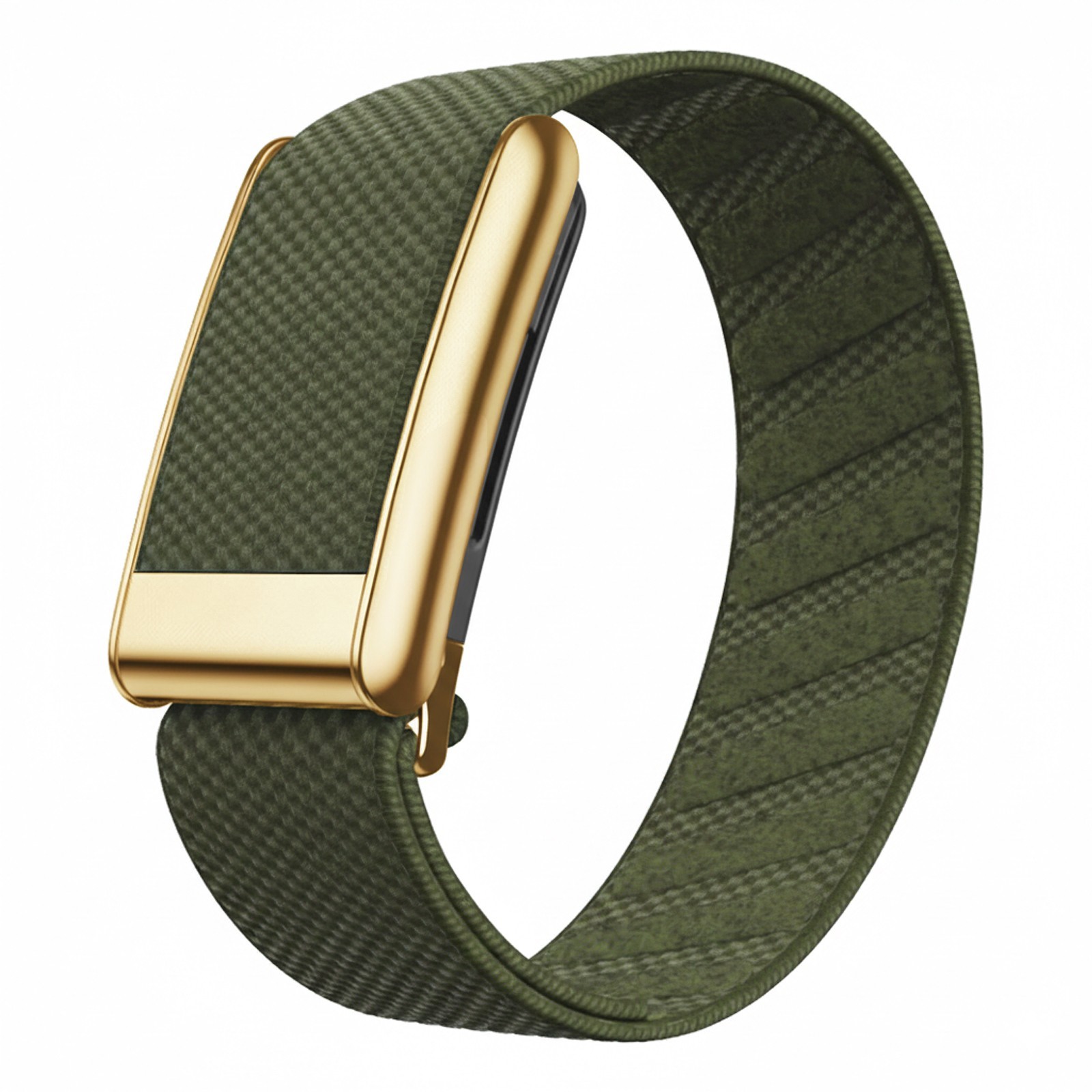 Gold/ Black Metal Band for Whoop 5.0 & MG Strap Replacement Nylon Wristband