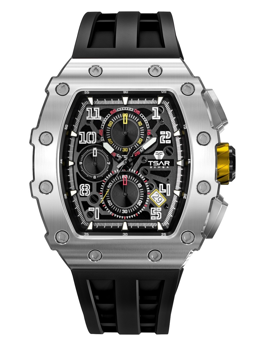 Tsar Bomba TB8204Q-13 Mens Watch Elemental Chronograph 44mm 5ATM
