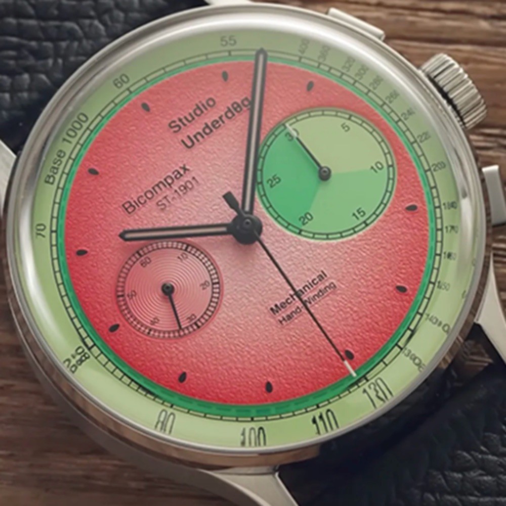 Studio Underdog Watermelon Gen2 Series Chronograph – Mint Unworn Full Set UK