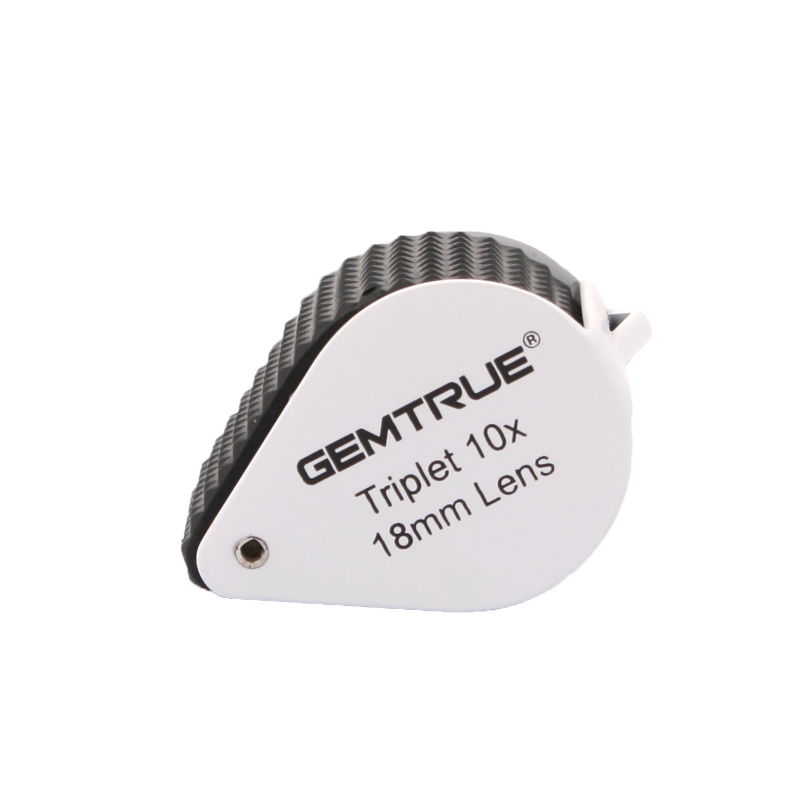 GemTrue 10x Triplet Diamond Loupe 18mm Rubber Grip Pearl DK98004 (3pcs a pack)