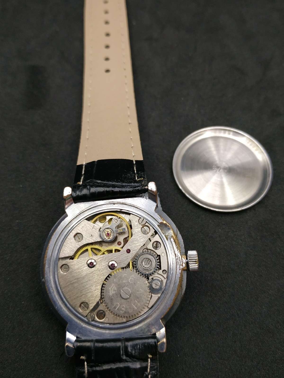 Men’s Dress Vintage USSR Watch Raketa Mechanical 2614.H Retro Soviet ☭